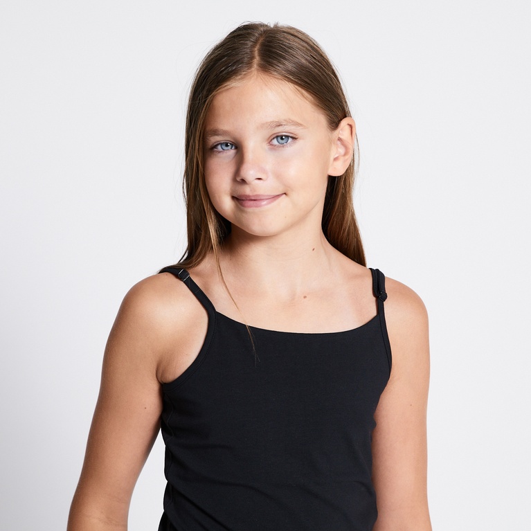 Singlet "Lily star" Black